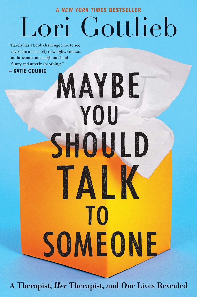 maybe you should talk to someone book